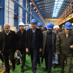 بازدید دبیر ستاد تسهیل و رفع موانع تولید کشور از مجتمع فولاد دشتستان